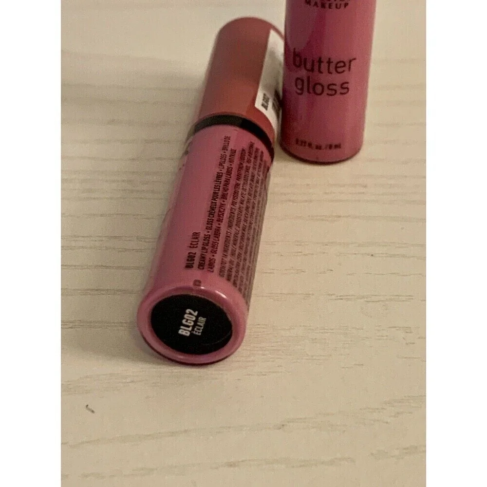 2X NYX Professional Makeup Butter Gloss BLG02 ~ Eclair ~ Creamy Lip Gloss